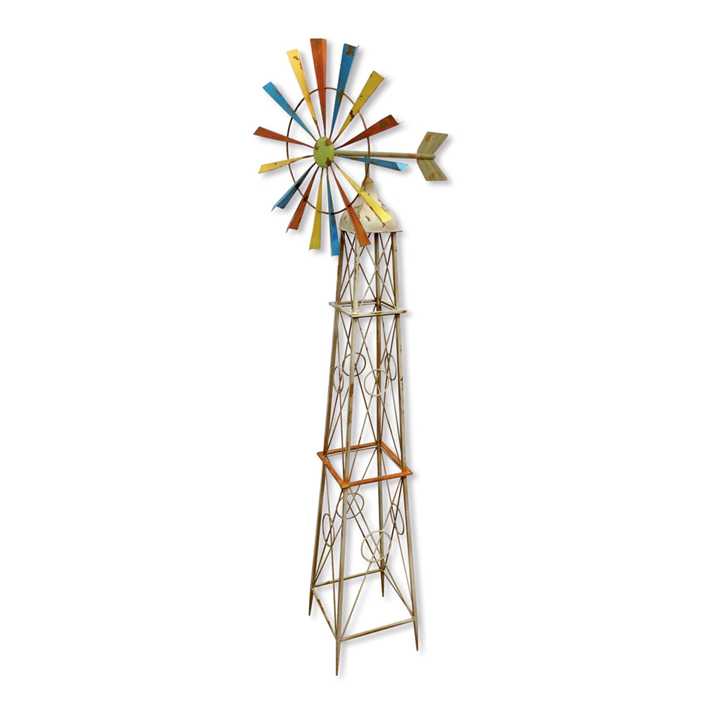 Rainbow Windmill Garden Decoration