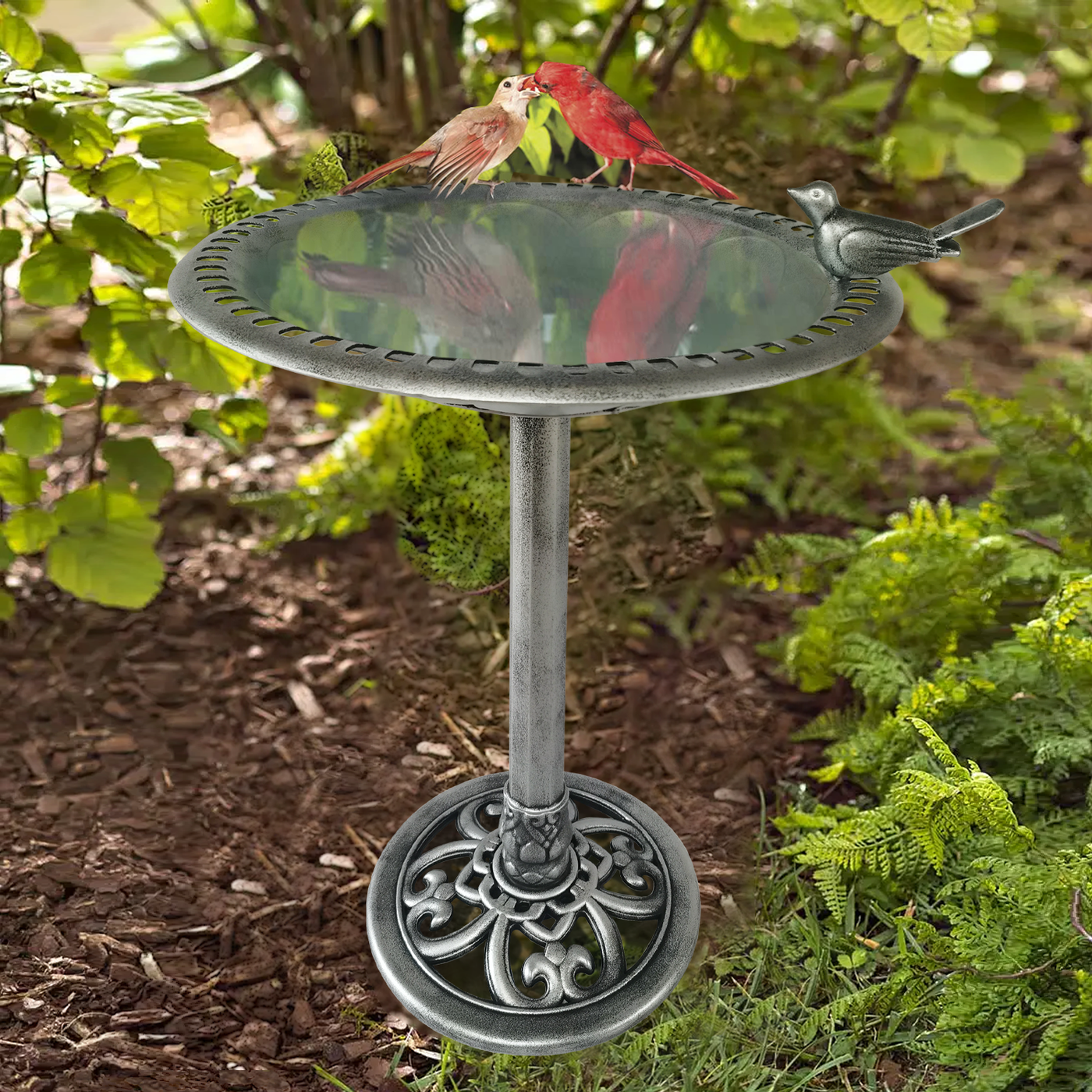 Resin bird bath deals