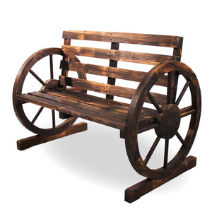 Replacement Parts for Rustic Outdoor Wagon Wheel Patio Bench, 906969