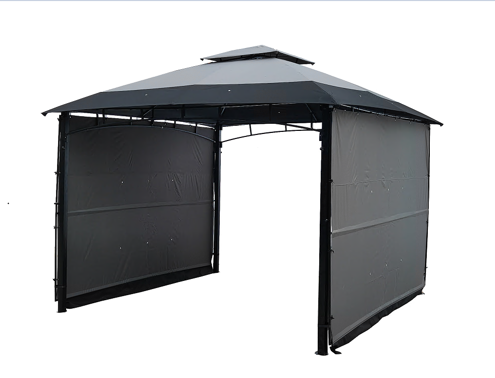 "Side Panel Only" for 912062 Double Extending Gazebo Grey with Black Trim