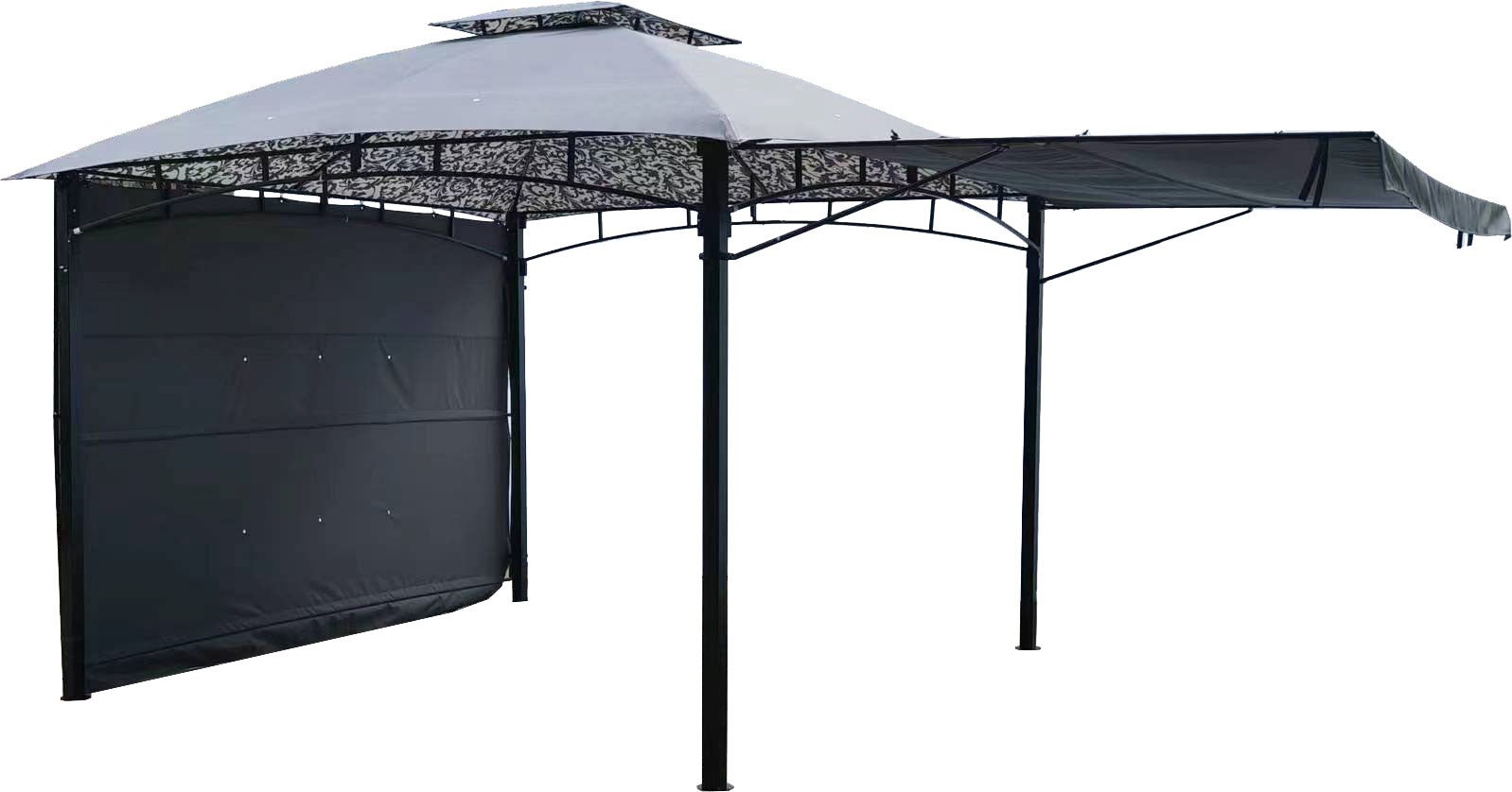 "Side" Fabric 10' x 10' Extending Gazebo for models 912128- Grey