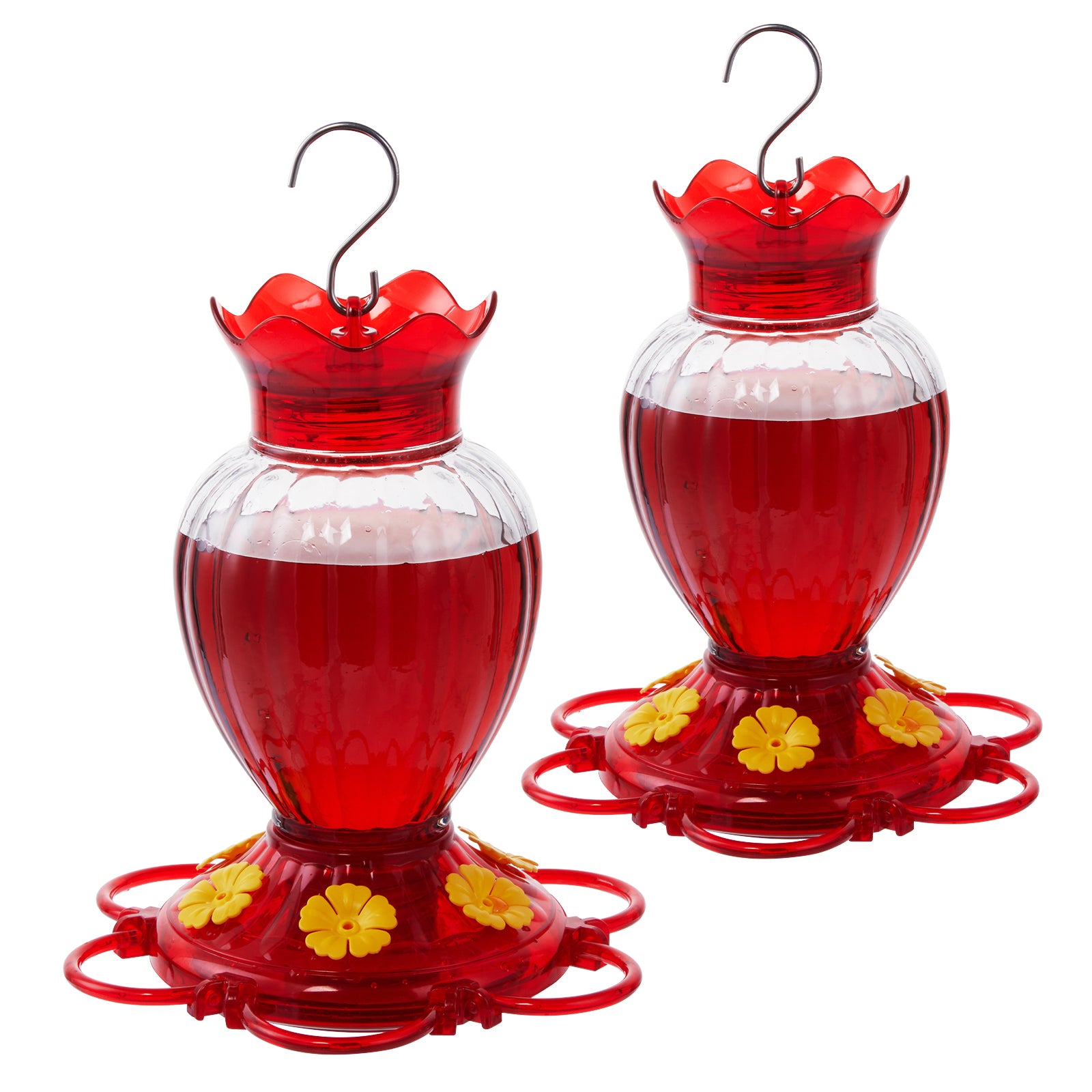 Plastic 20 oz Hummingbird Feeder (2Pack)