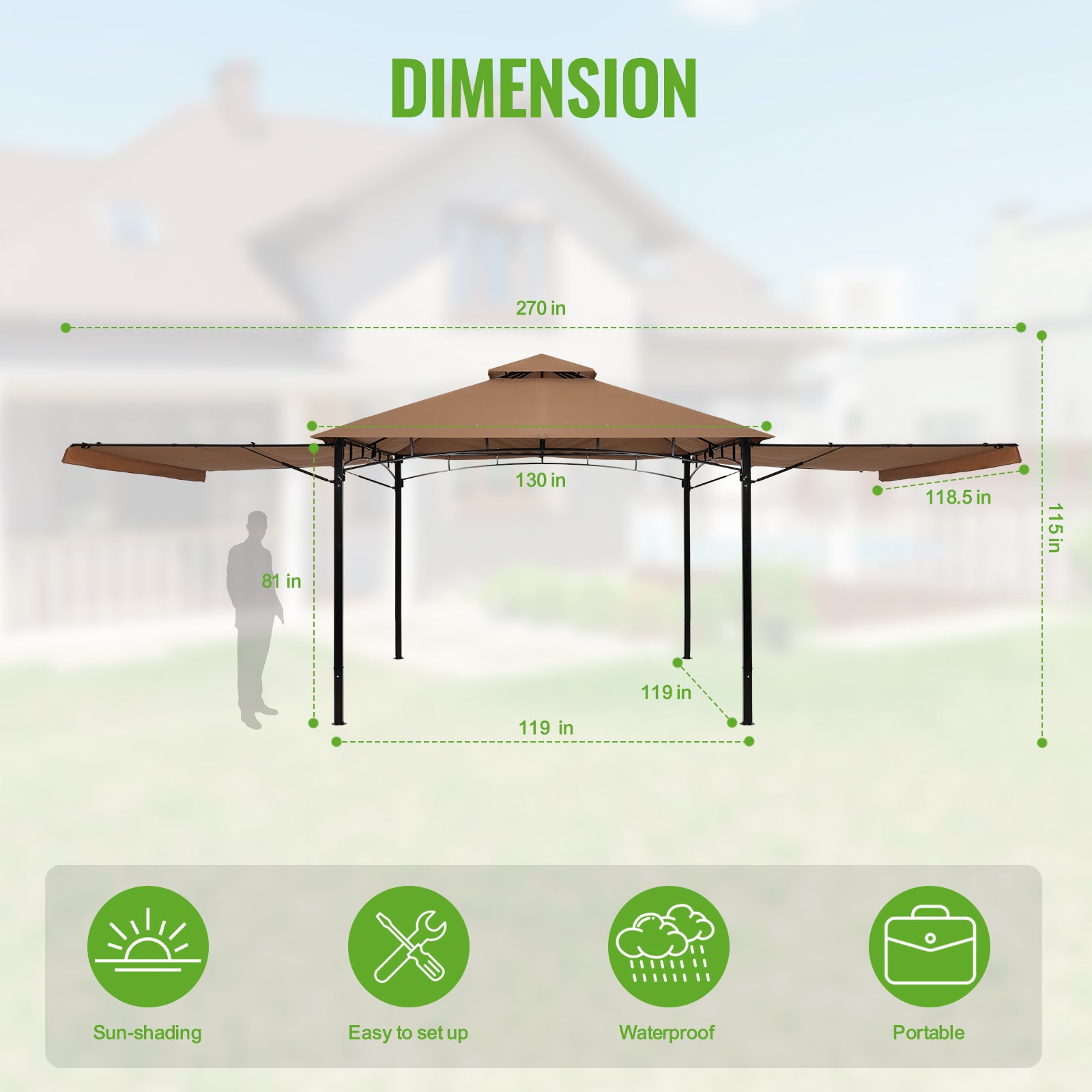 Ricambi Gazebo E-z Up Envoy Parti Di Ricambio Barre Reticolari Per - Foto 2