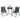 3-Piece Folding Sling Bistro Set
