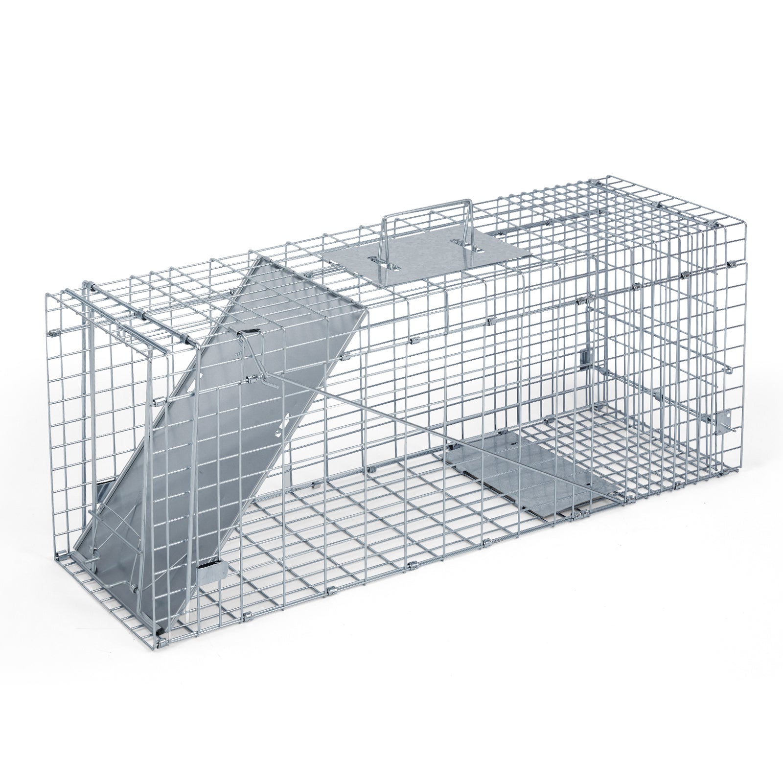 32 In. Galvanized Animal Trap