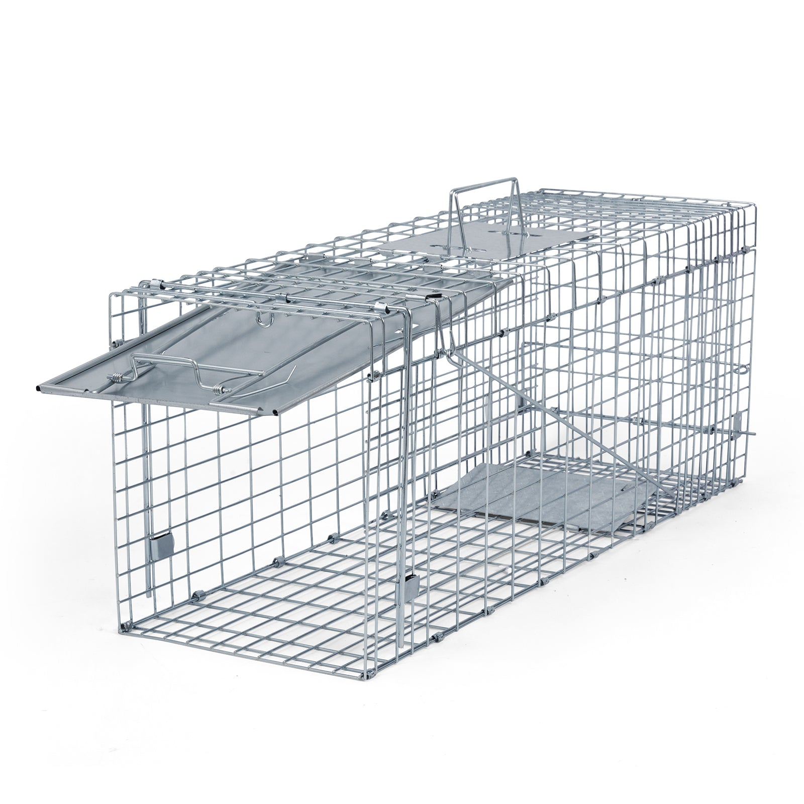 32 In. Galvanized Animal Trap