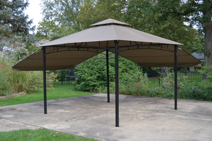 Zippered Top Fabric Replacement 8' x 8' Extending Gazebo for model 908355
