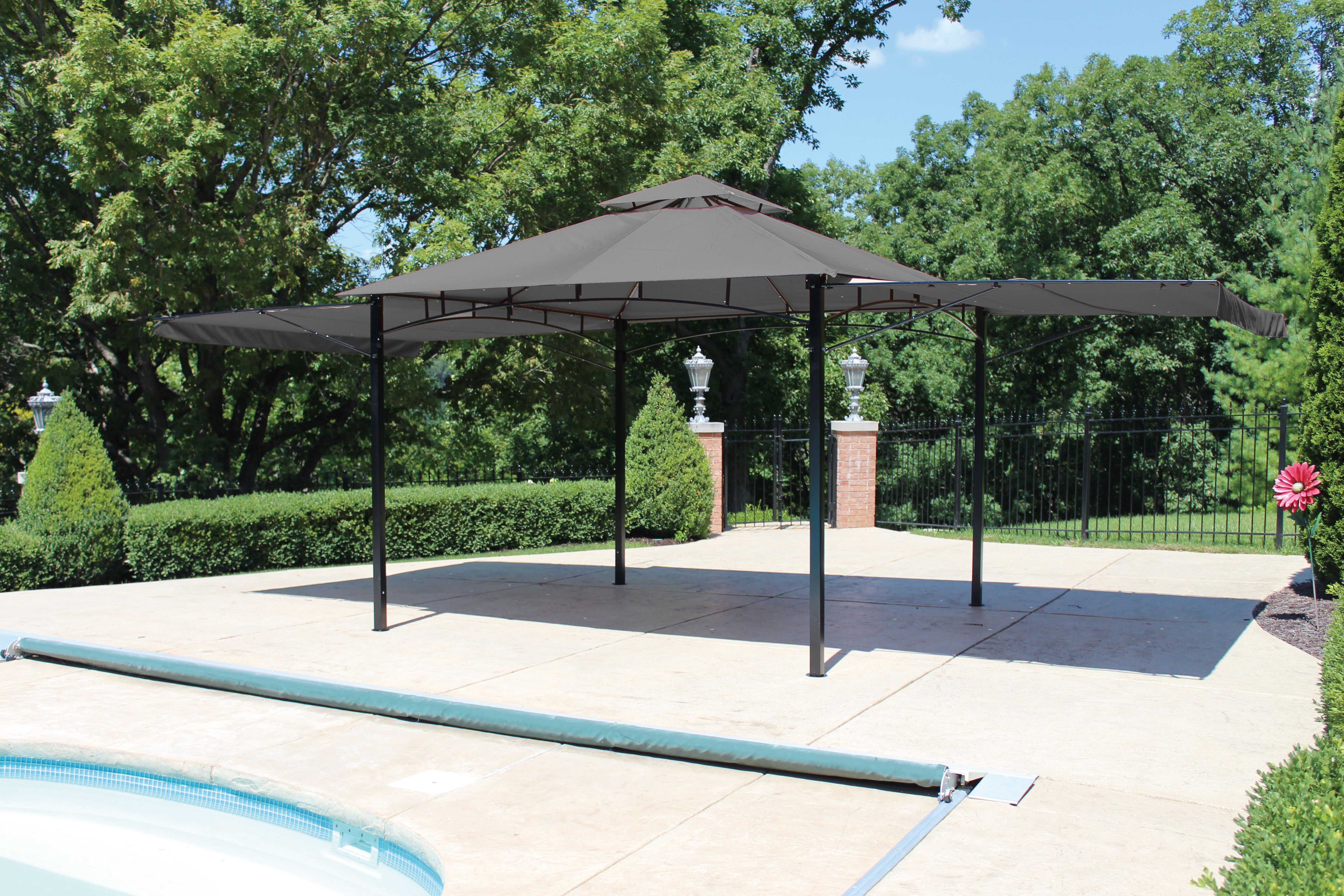 Combo Set's for 10' x 10' Extending Gazebo Two Side Panel Fabrics and Top that fits 906618, 905143 & 913028