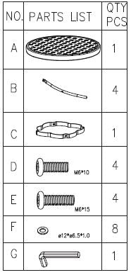 Replacement parts for 3 PC Rocker Set 906622