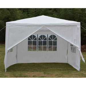 Backyard Expressions 10 Ft. W x 10 Ft. D Steel Party Tent