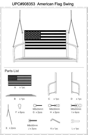 Replacement parts for American Flag Swing