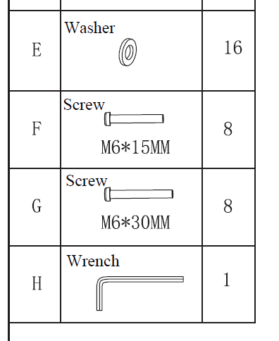 Replacement Parts for 908373 Sling Fabric Chair