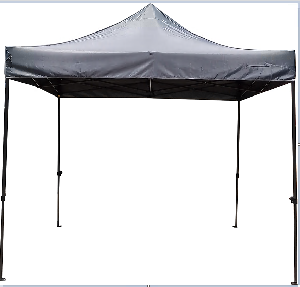 910981- Fold Up Canopy Grey 10X10