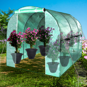 Greenhouse Walk in Tunnel Tent w/ Bonus Carry Bag for Transporting/Storage