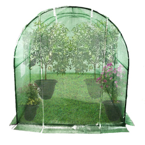 Greenhouse Walk in Tunnel Tent w/ Bonus Carry Bag for Transporting/Storage