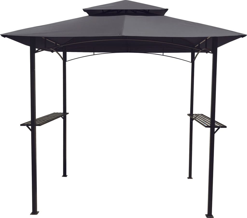Grilling Gazebo Shade Structure w/ Vented Top and Steel Frame