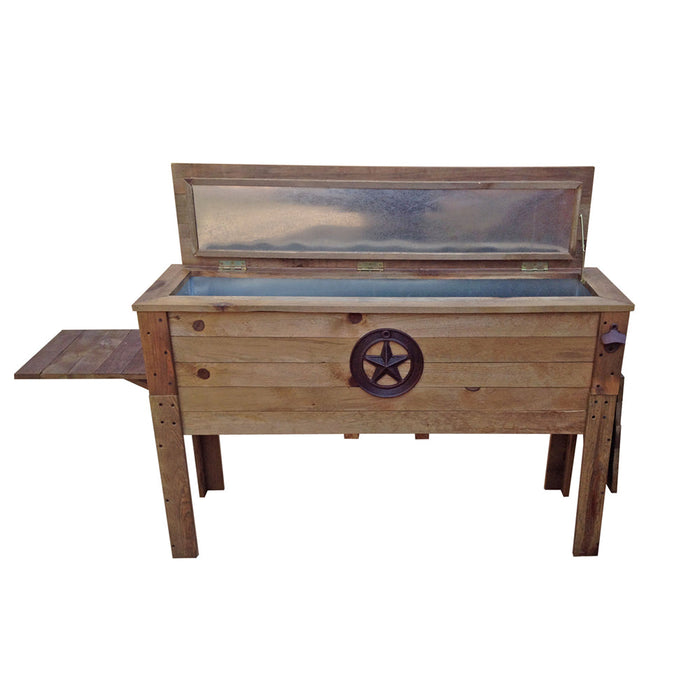 Replacement Lid 87 Quart Decorative Outdoor Wooden Cooler