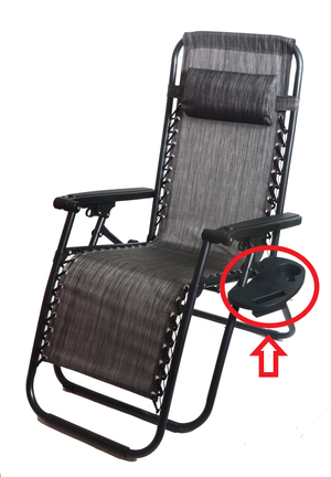 Replacement cupholder for Anti-gravity Chair