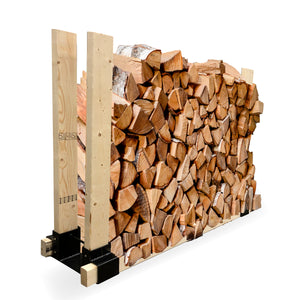 Steel Log Rack Bracket Kit