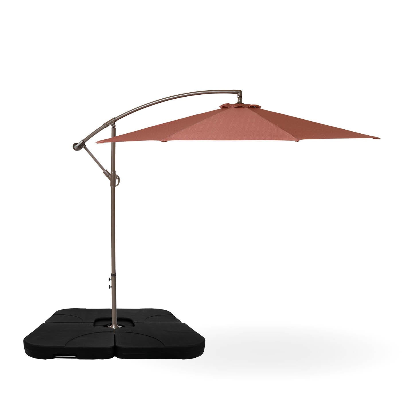 bcp 4 piece cantilever offset patio umbrella base Best Choice Products 4-Piece 158lb Capacity Circular Stand w/Carry Handles, Easy-Fill Spouts, Base Connector Hooks, UV Stability Overall Dimensions (Four plates) ABCCANOPY 132lbs Cantilever Offset Umbrella