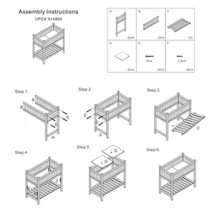 Replacement parts for Wooden Raised Gardening Bed