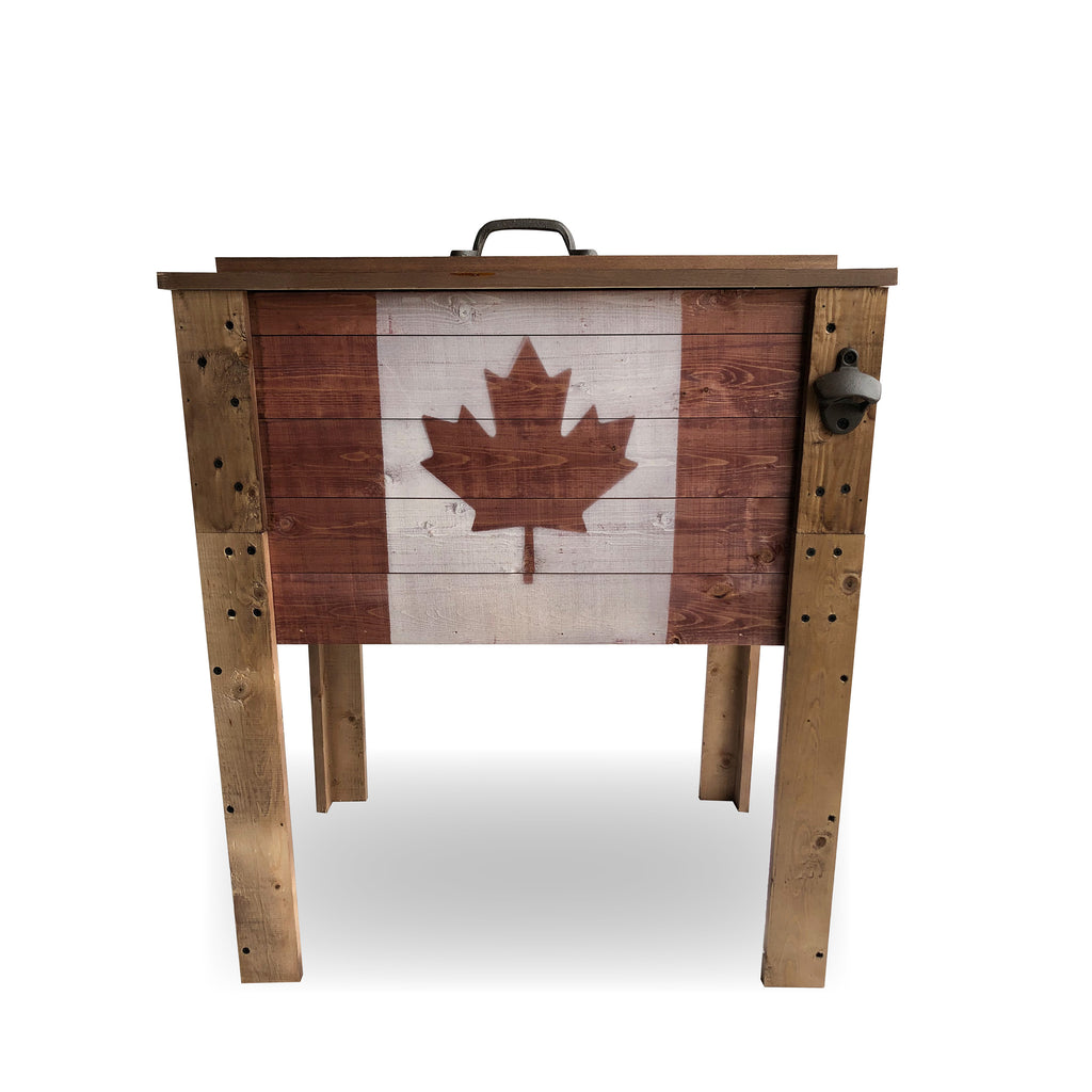 Canadian Wood Patio Cooler