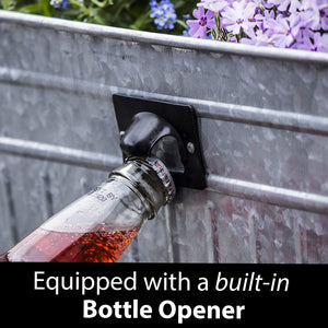 Galvanized Metal Patio Cooler/Planter