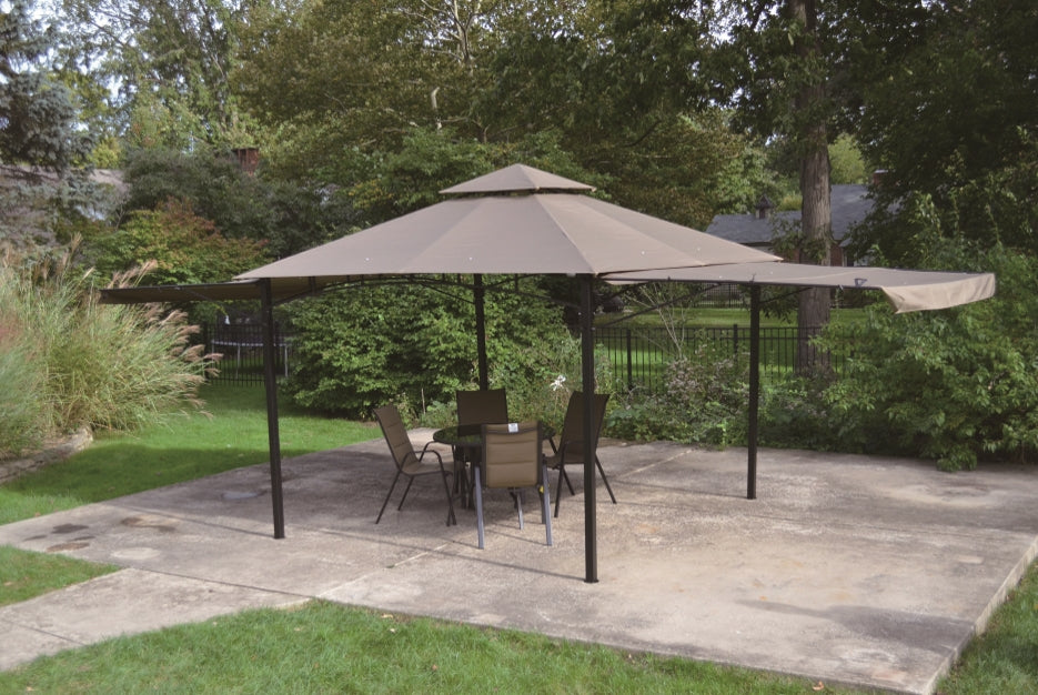 "TOP ONLY" Fabric 10' x 10' Extending Gazebo for models 906618/905436/913028- TAN